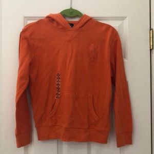 Orange boys Polo hoodie
